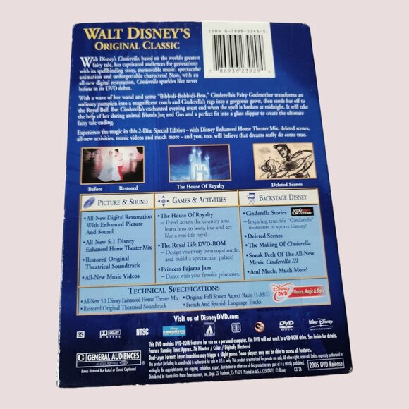 CINDERELLA 2005 DISNEY CLASSIC - Picture 5 of 6
